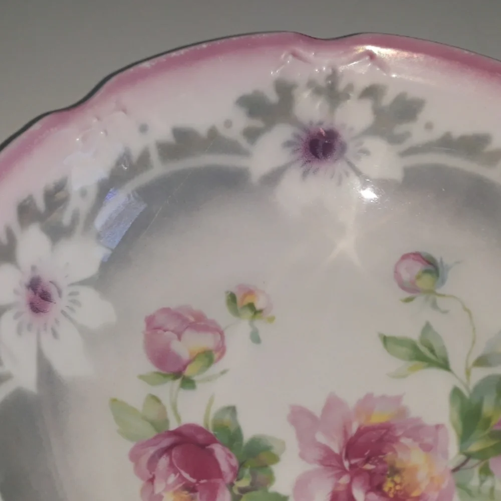 K&L Germany floral porcelain bowl